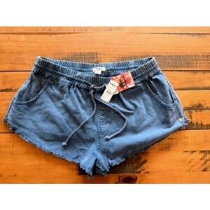 ROXY NWT Scenic Route Elastic Waist Shorts  3099‎